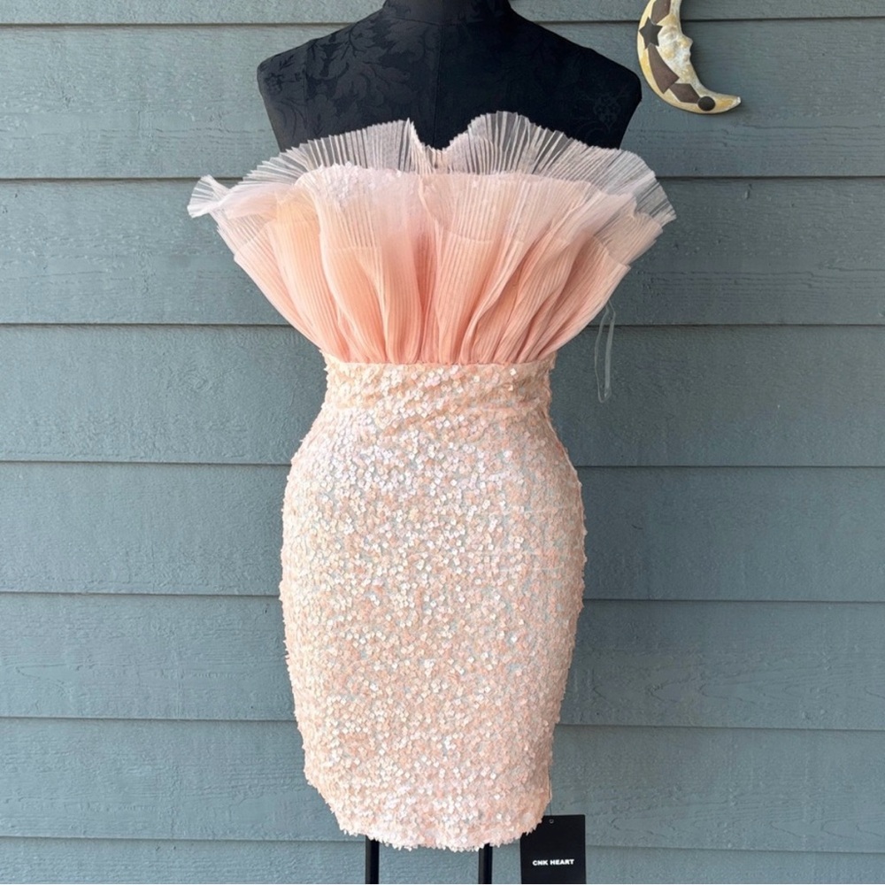 Hera Collection Pink Mini Dress